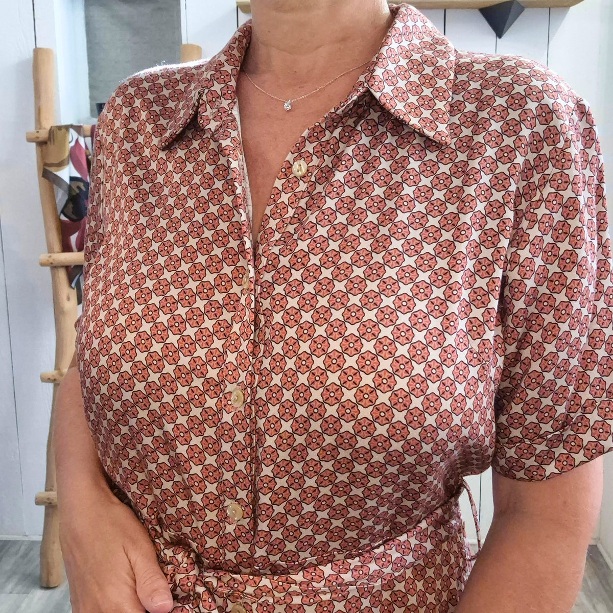 Robe manches courtes