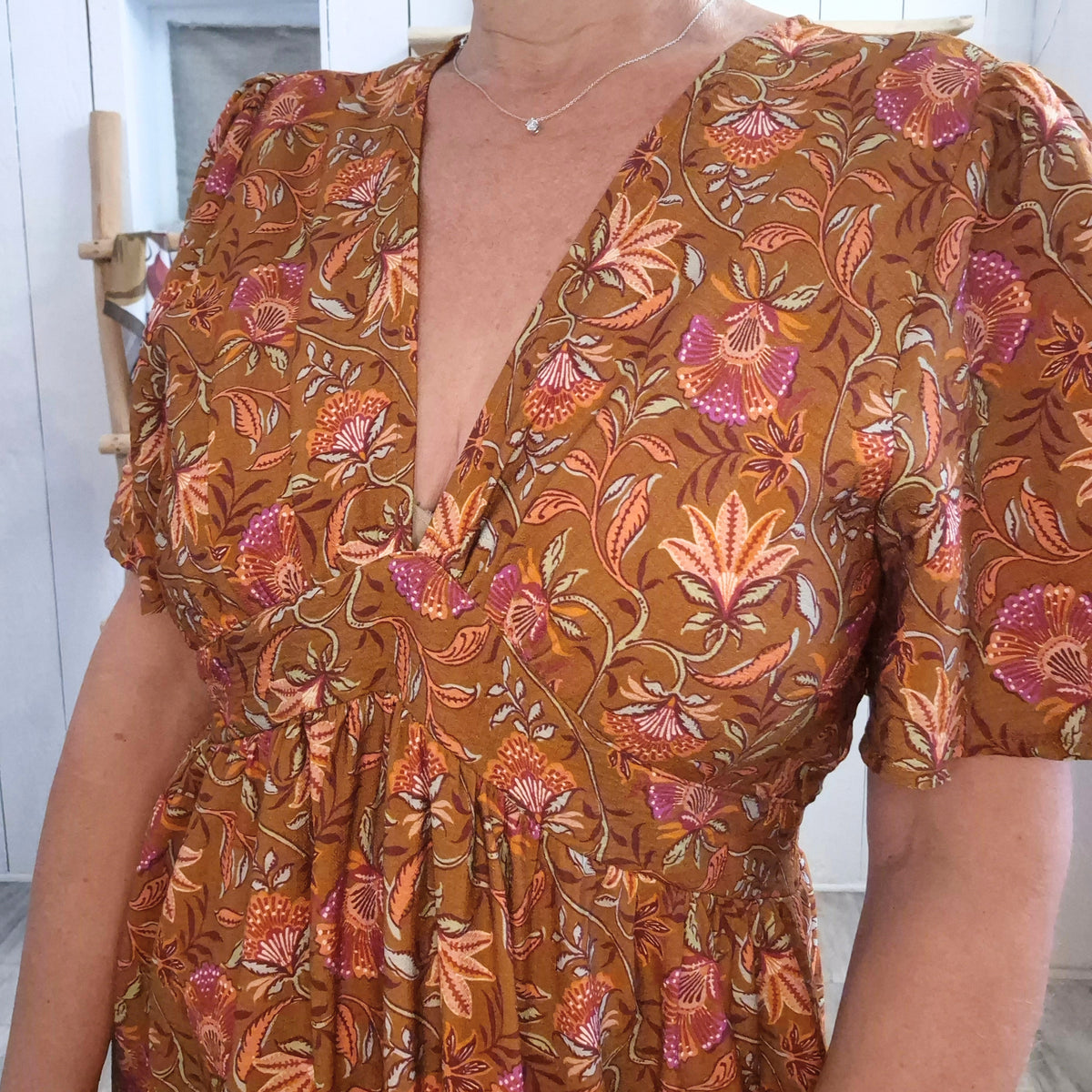 Robe manches courtes