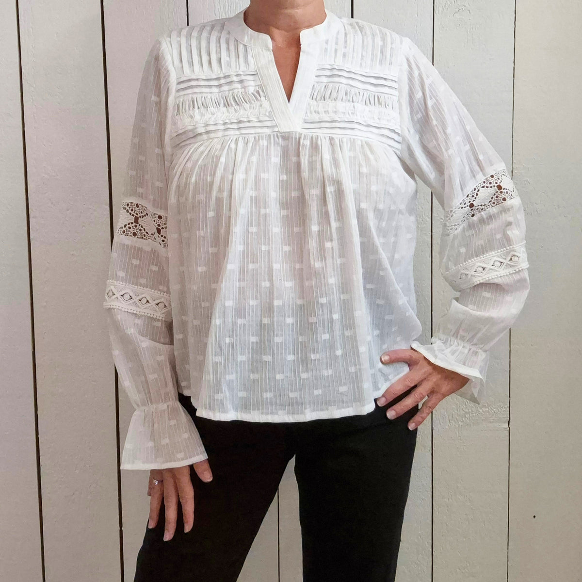 Blouse manches longues