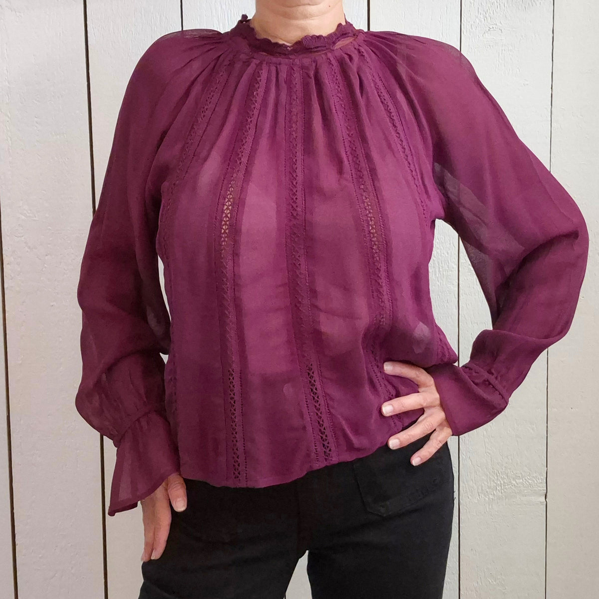 Blouse manches longues