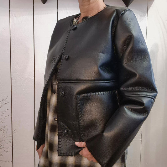 Blouson effet cuir