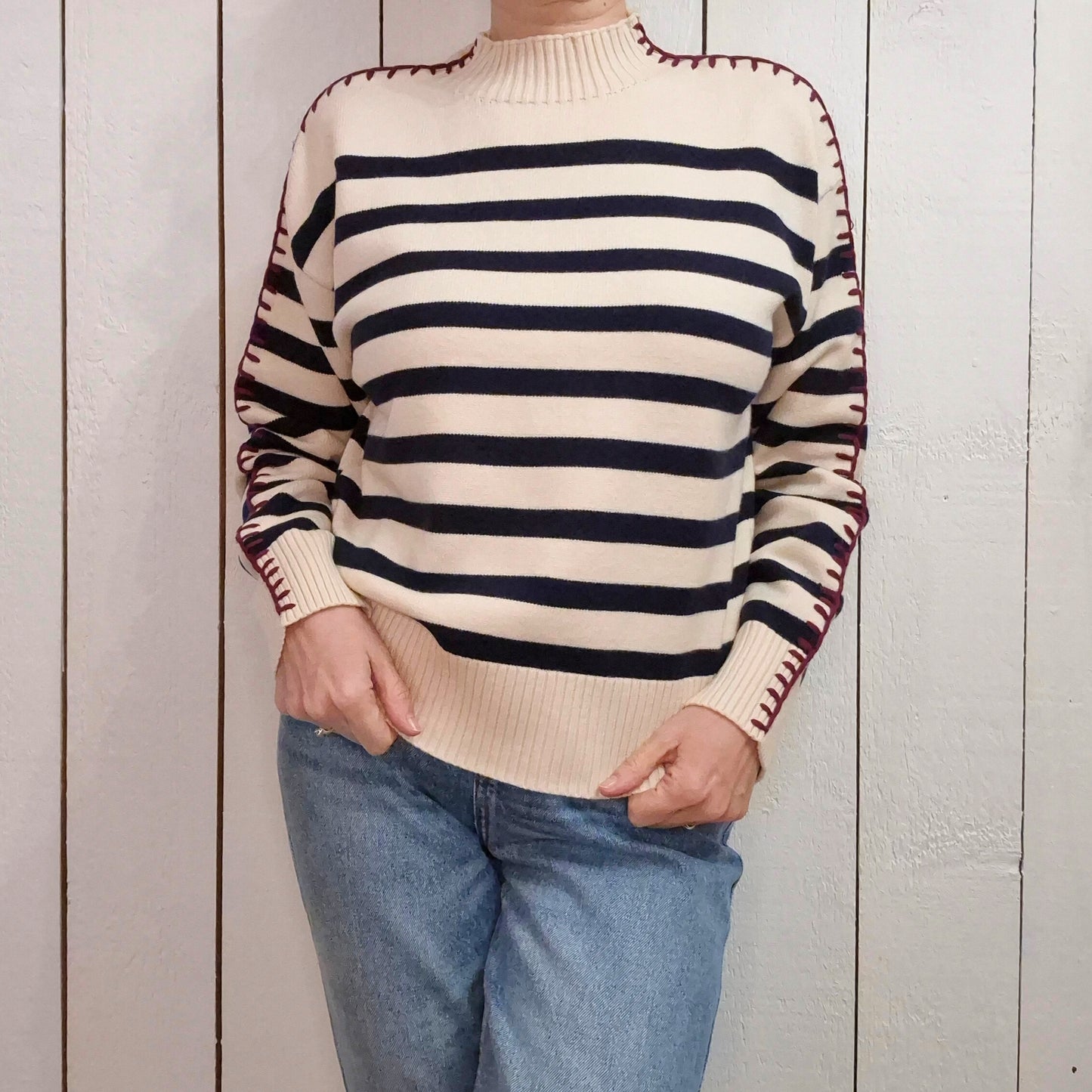 Pull manches longues - 2 couleurs