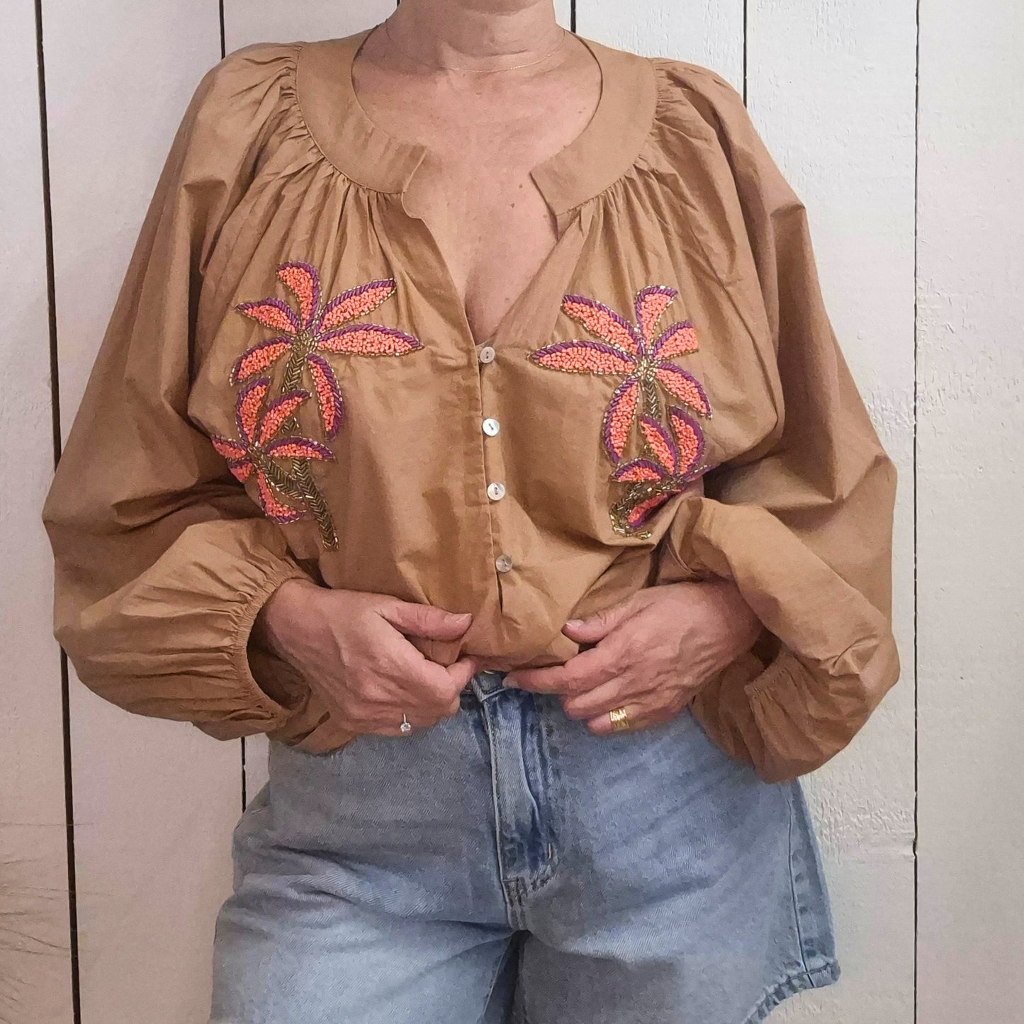 Blouse manches longues