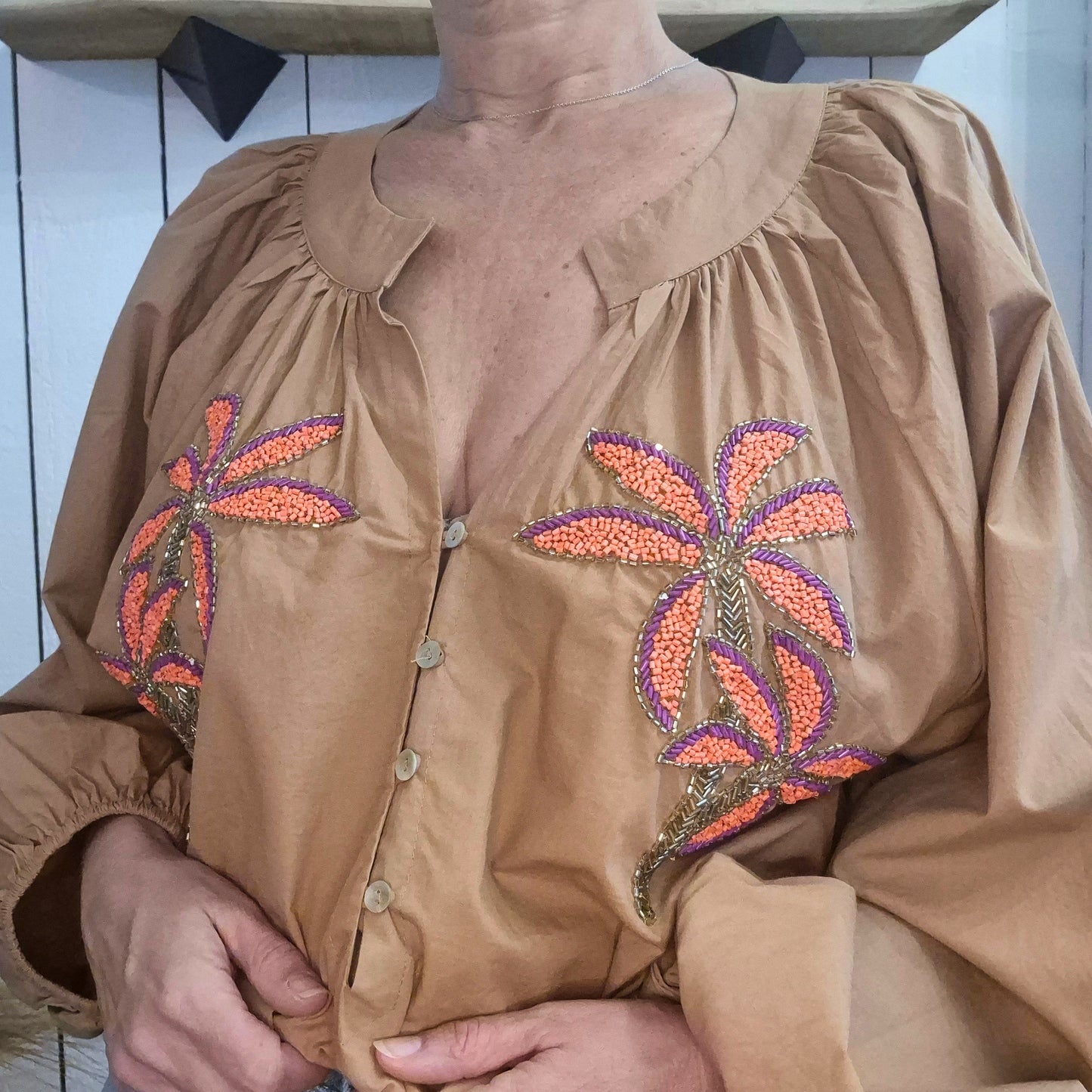 Blouse manches longues