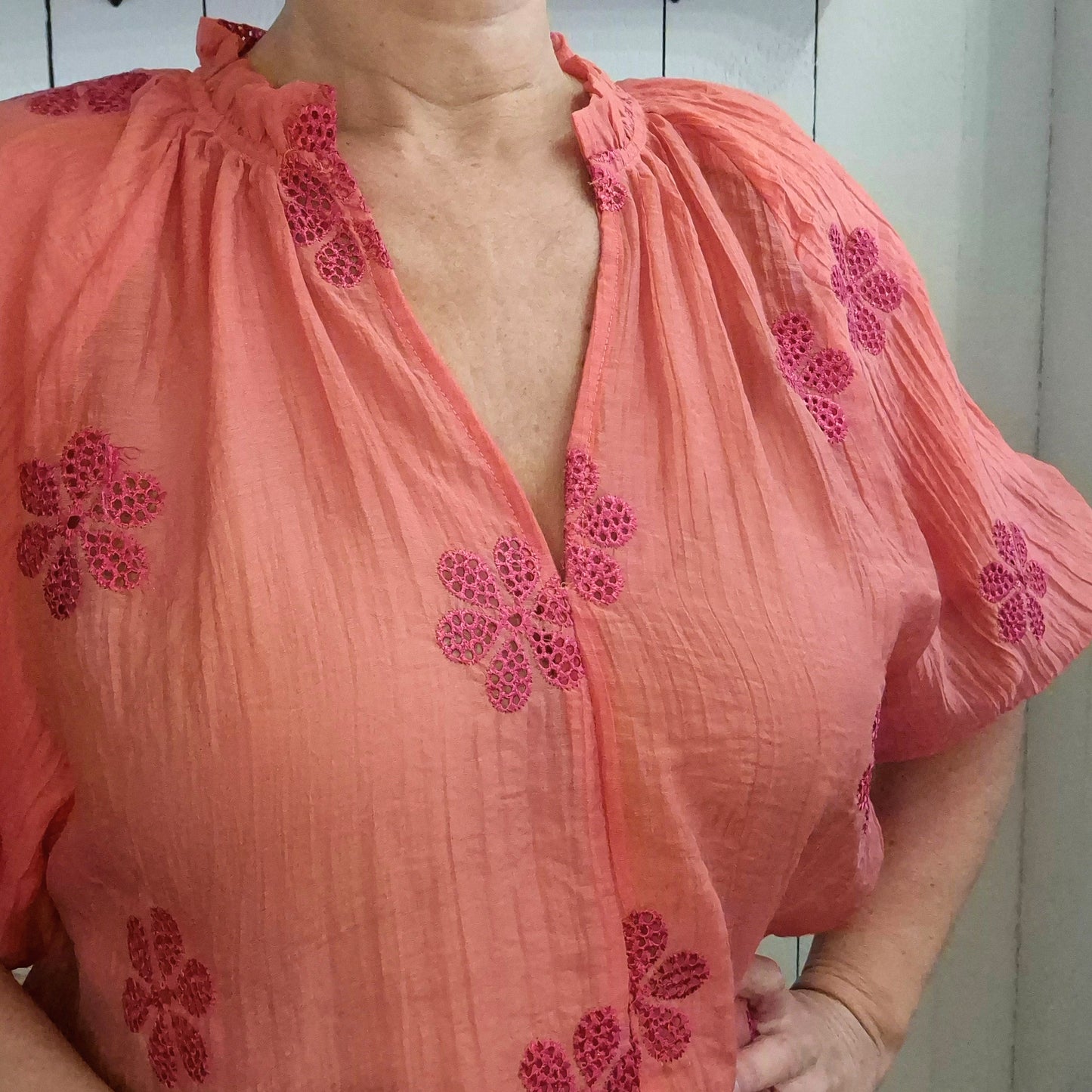 Blouse manches courtes