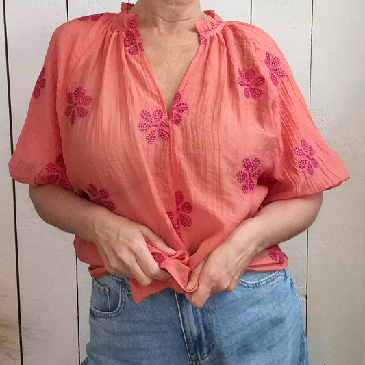Blouse manches courtes