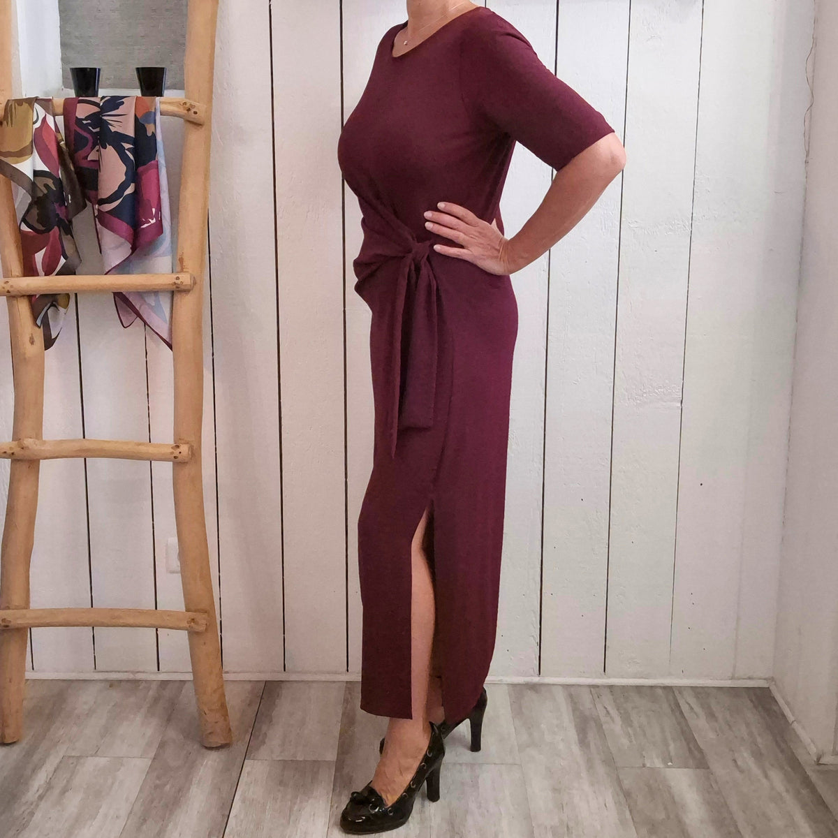 Robe manches courtes