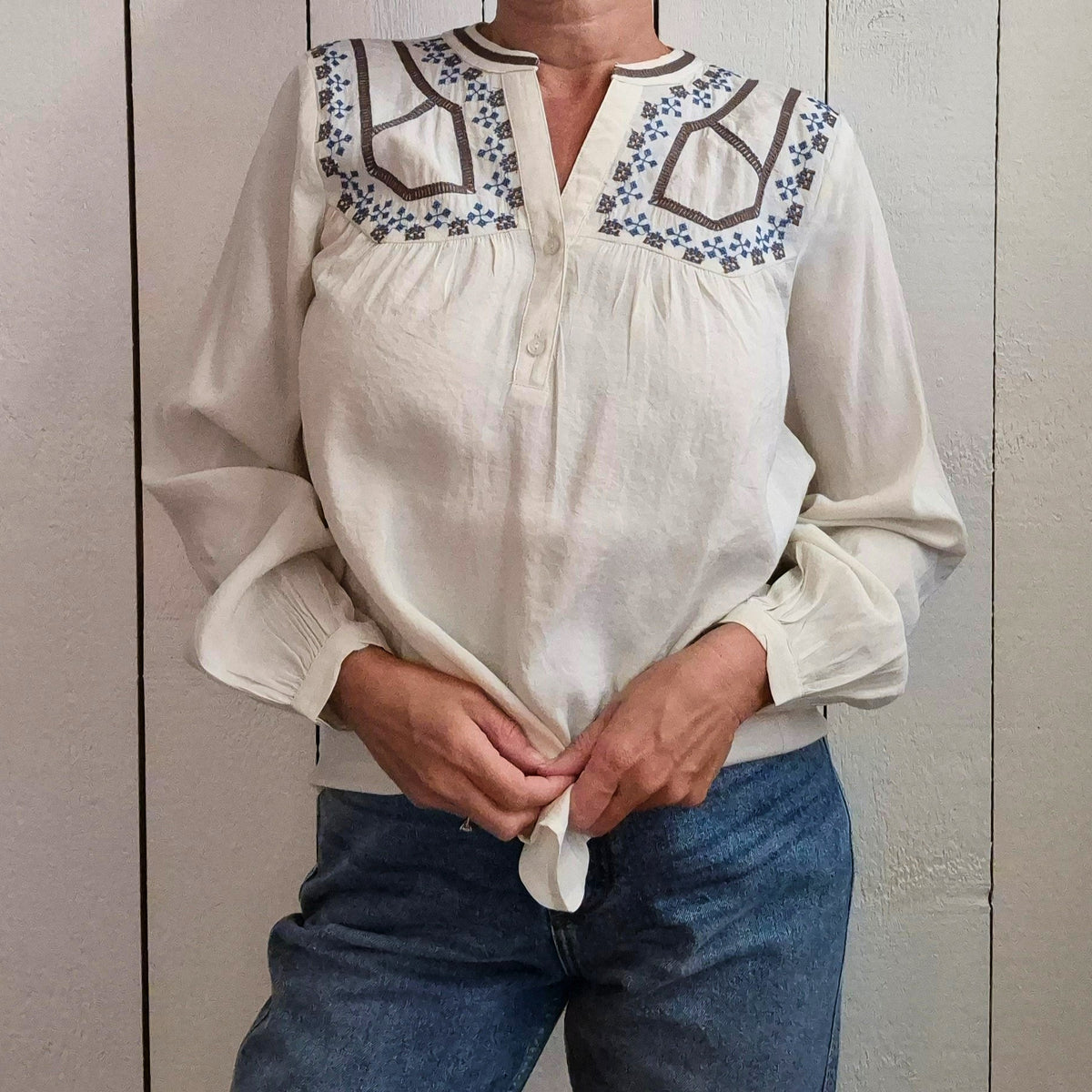 Blouse manches longues