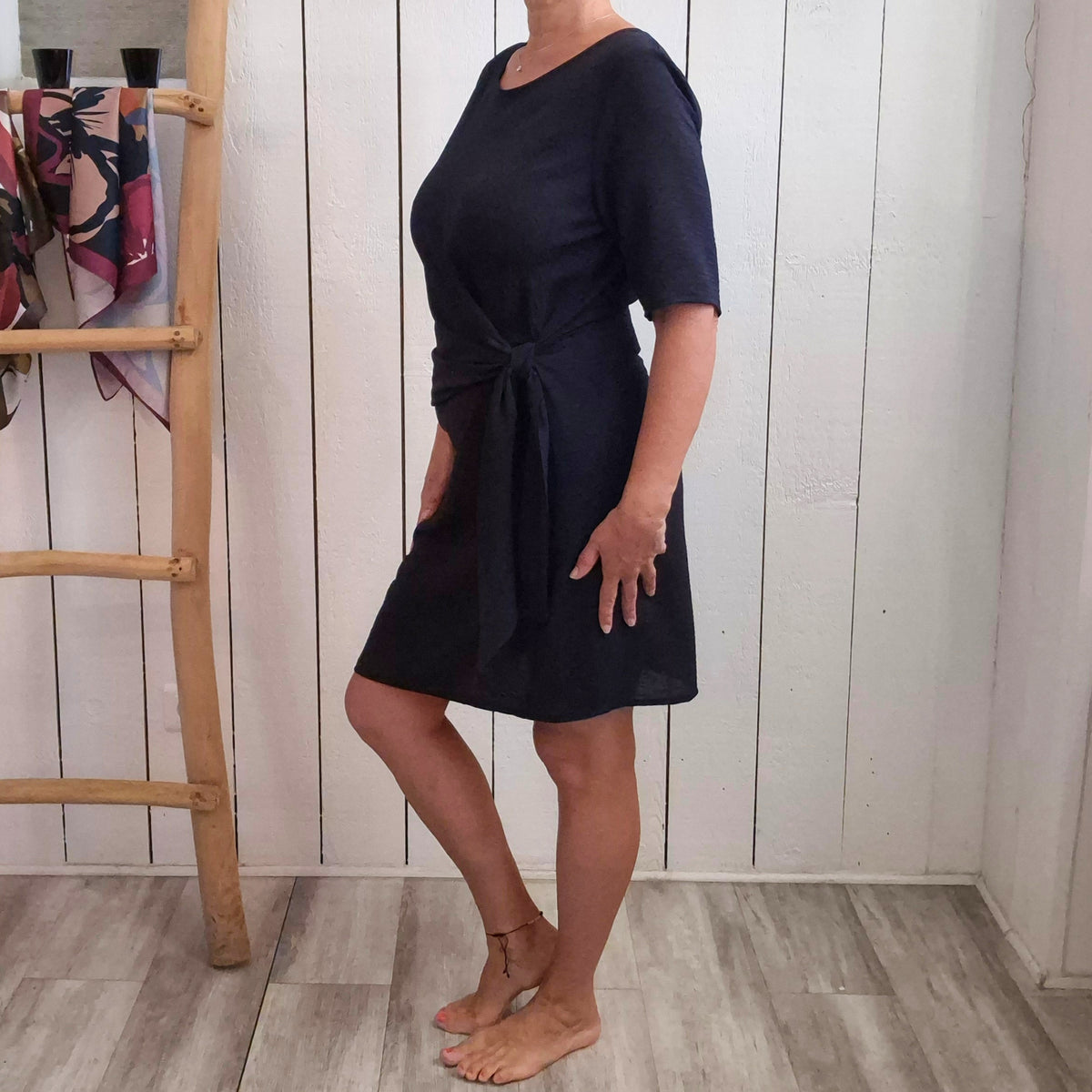 Robe manches courtes