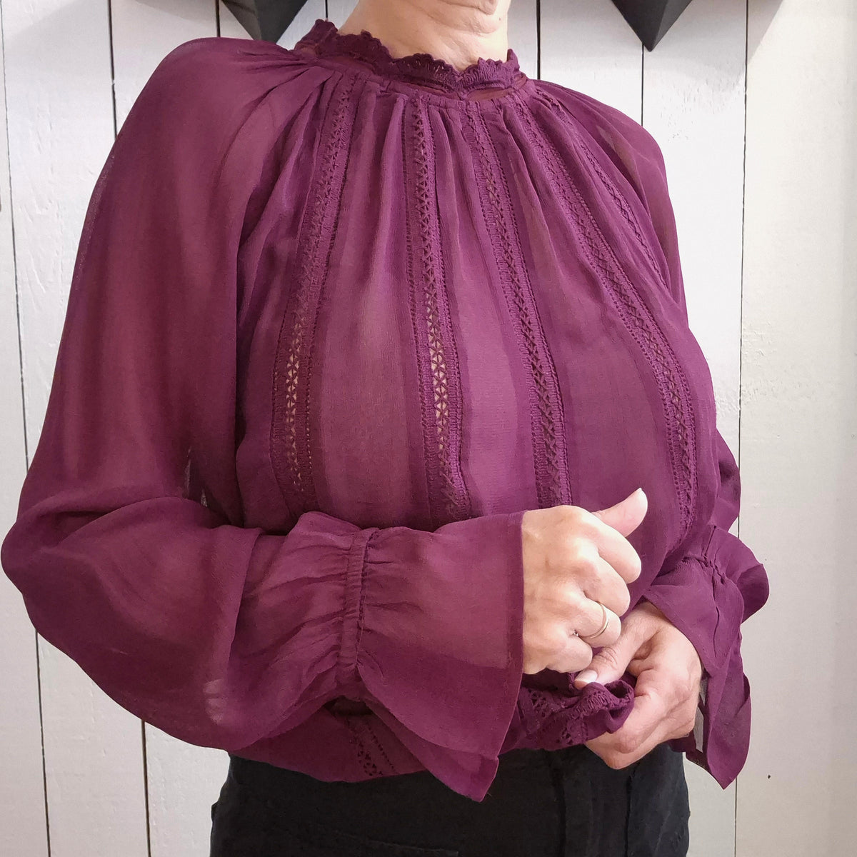 Blouse manches longues