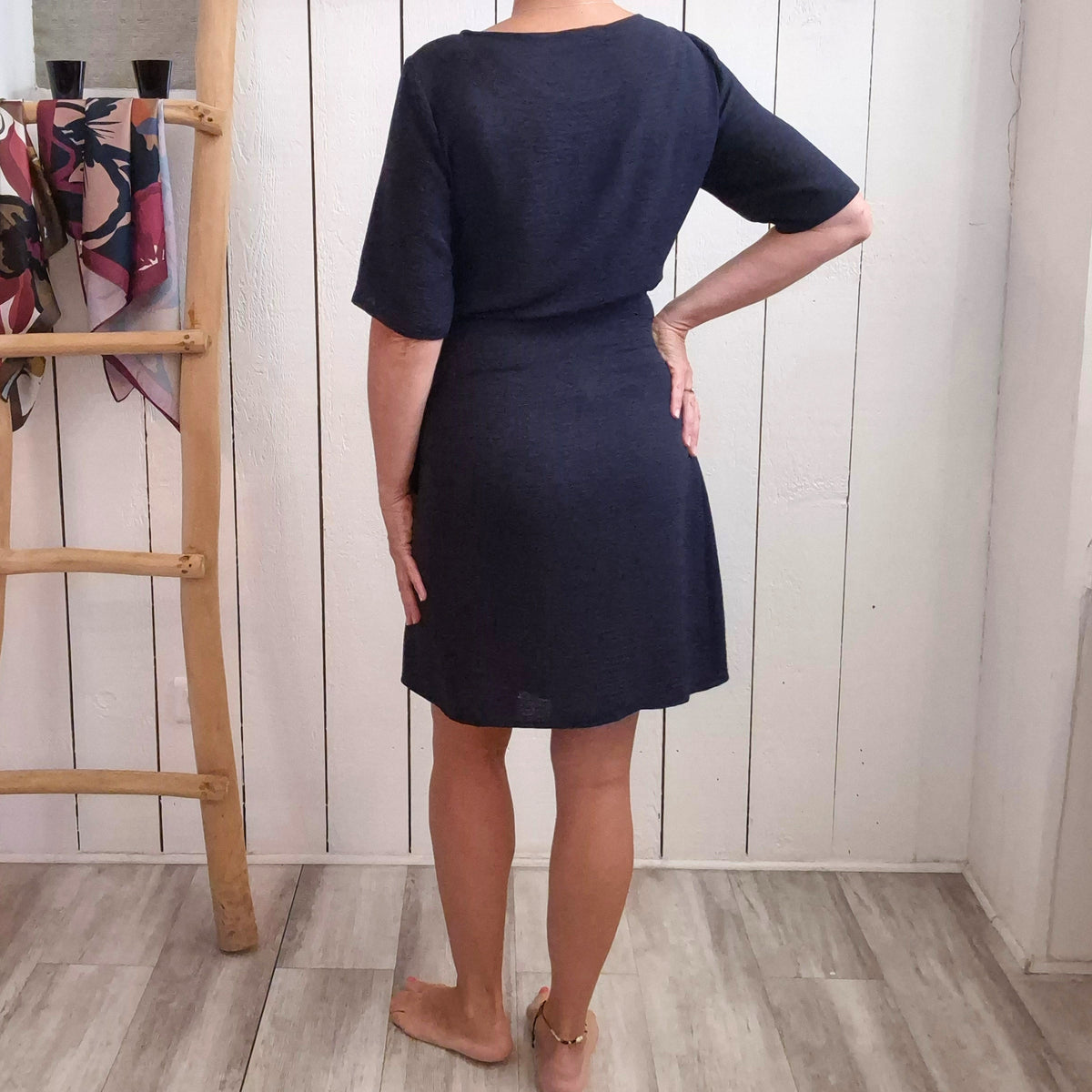Robe manches courtes