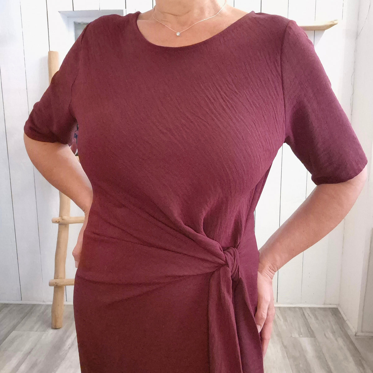 Robe manches courtes