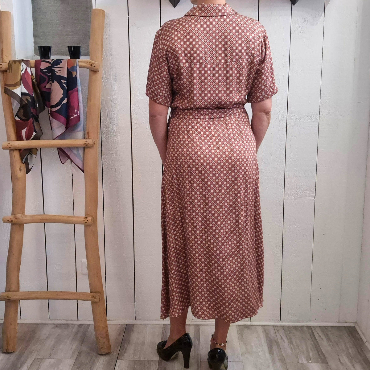 Robe manches courtes
