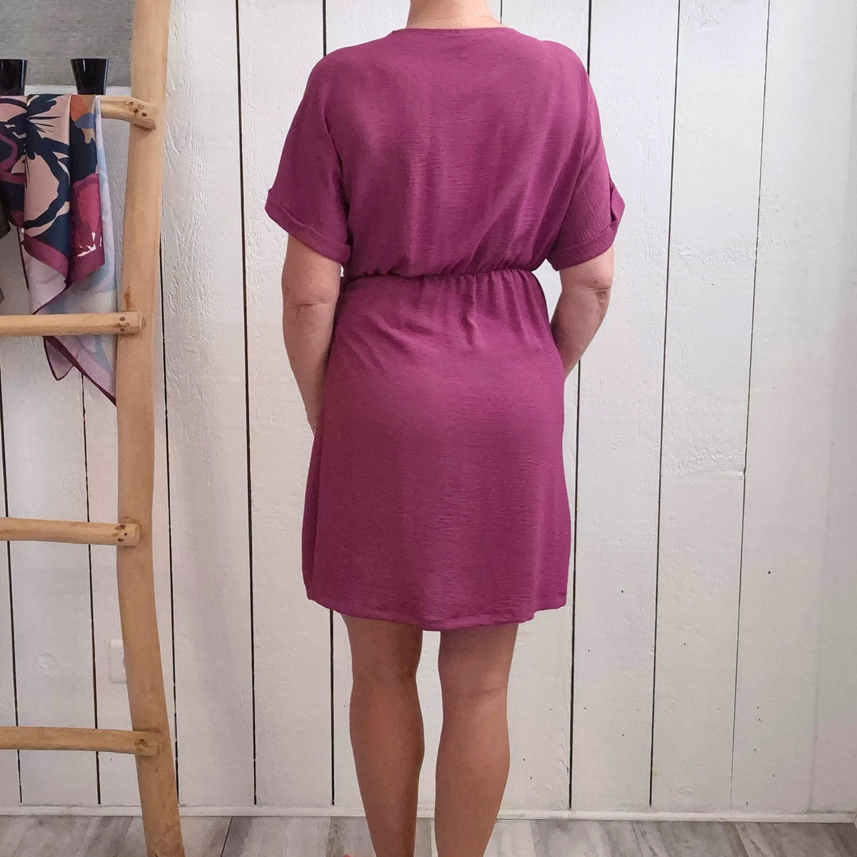 Robe manches courtes