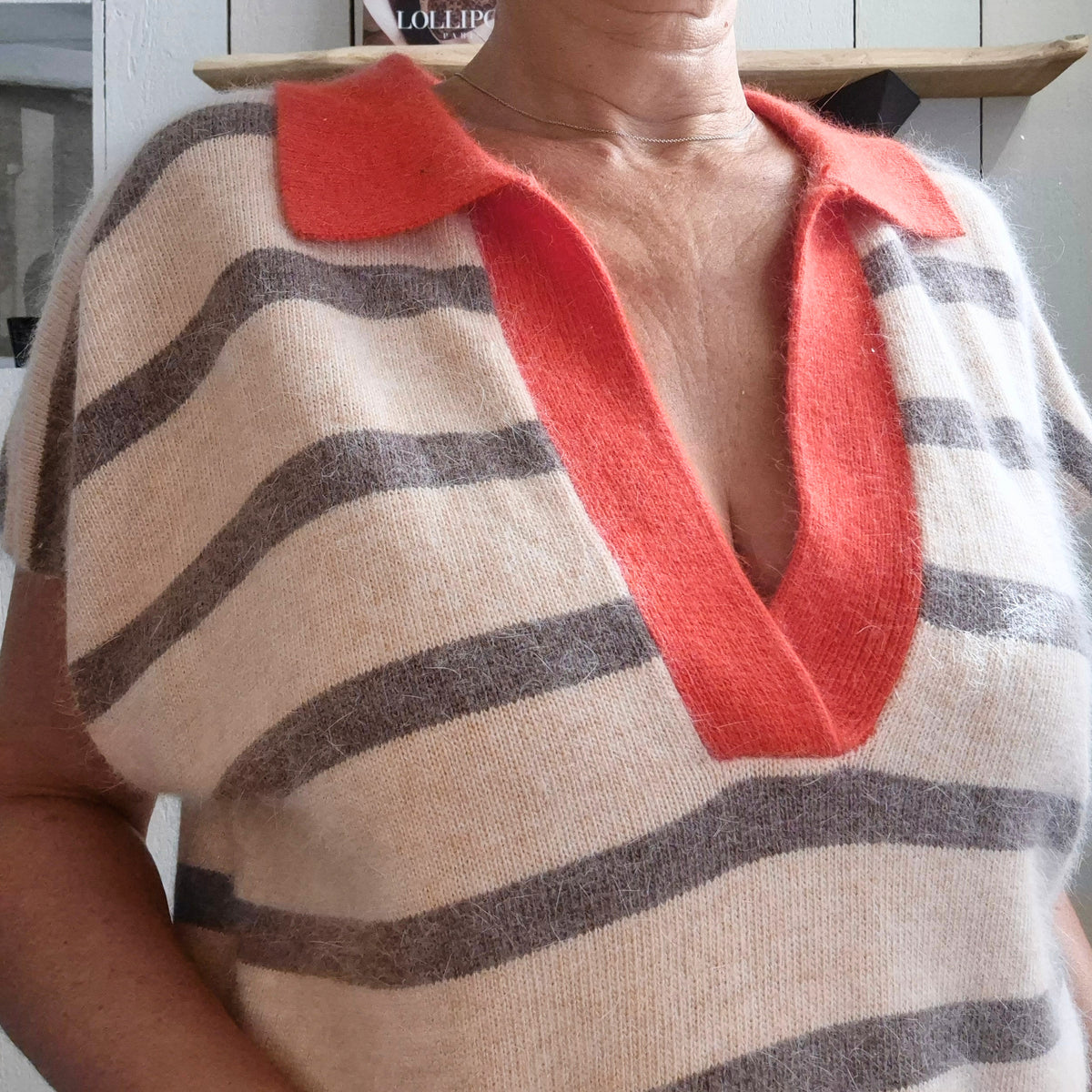 Pull manches courtes