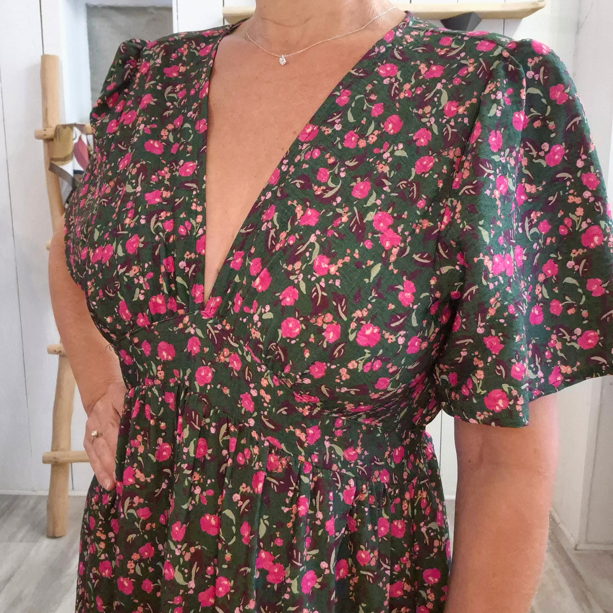 Robe manches courtes
