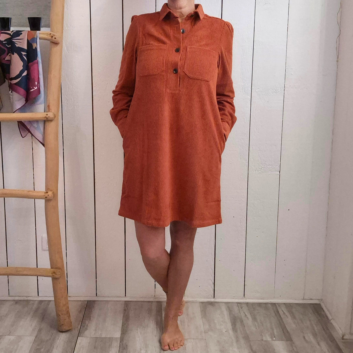 Robe manches longues