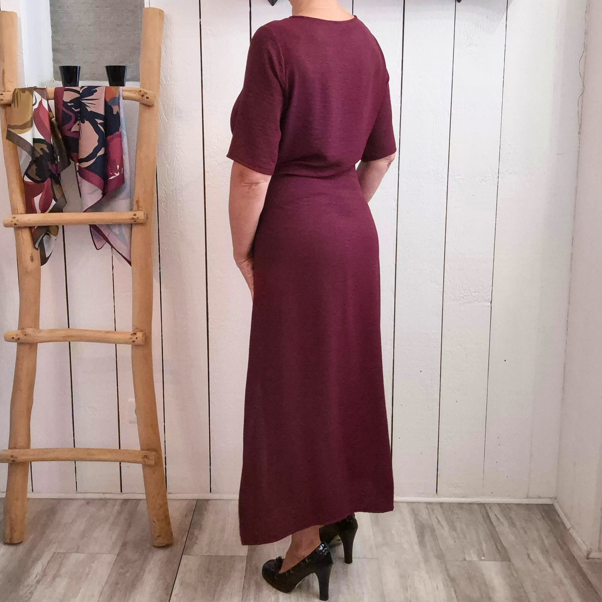 Robe manches courtes