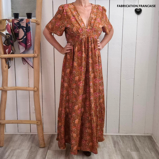 Robe manches courtes