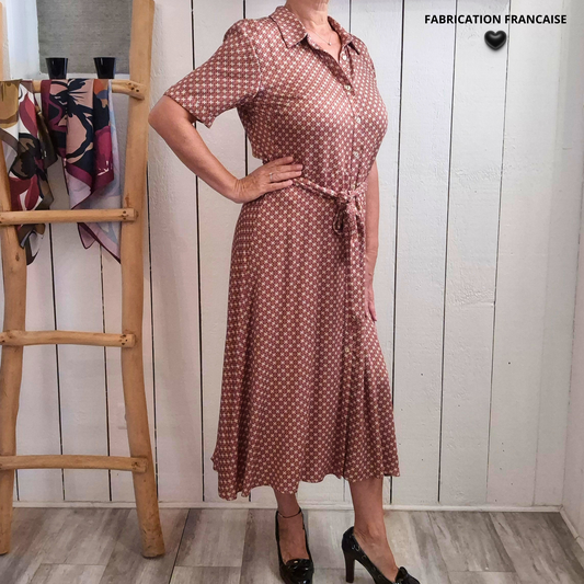Robe manches courtes