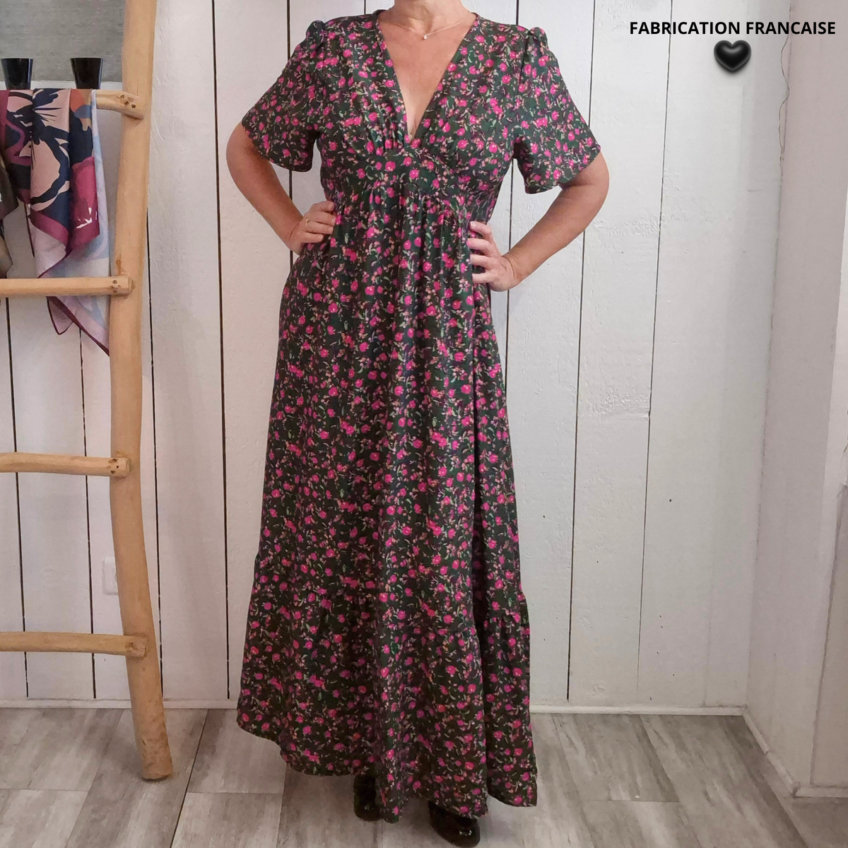 Robe manches courtes