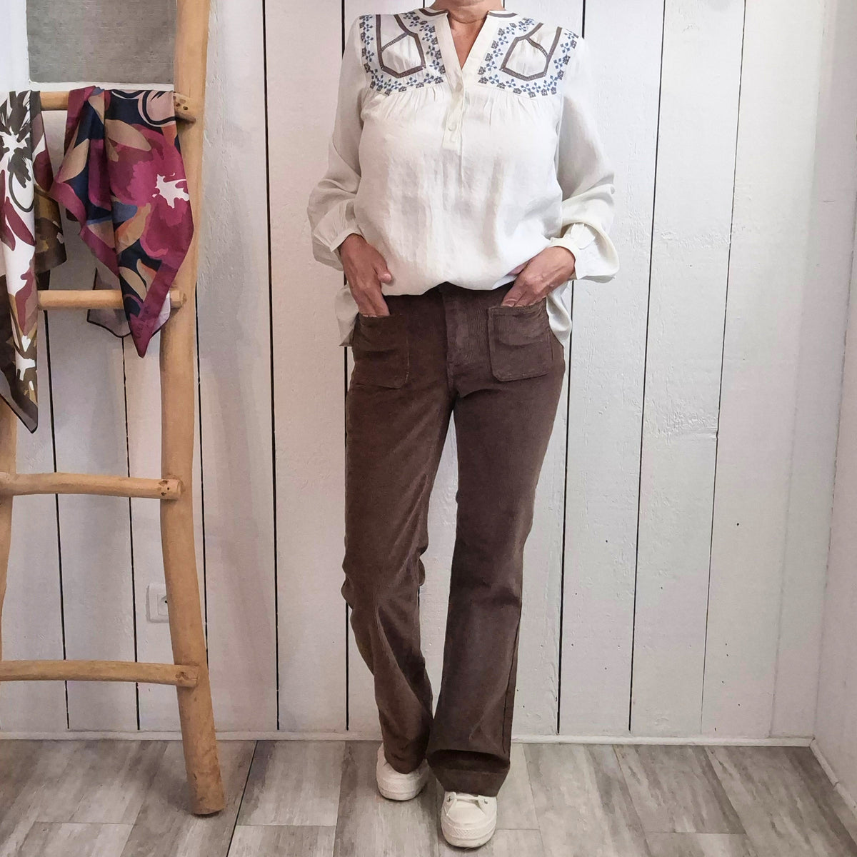 Pantalon velours