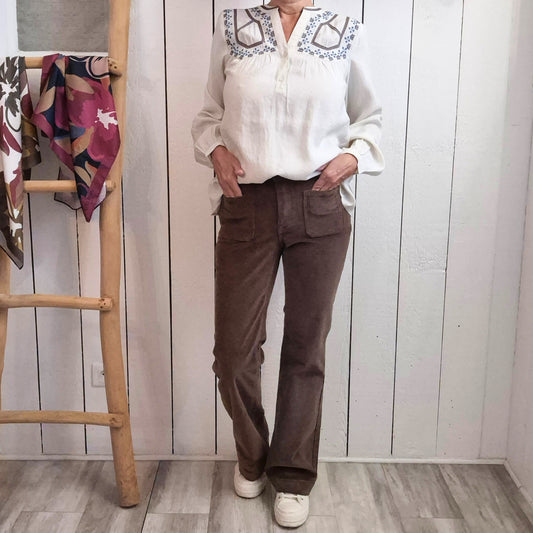 Pantalon velours