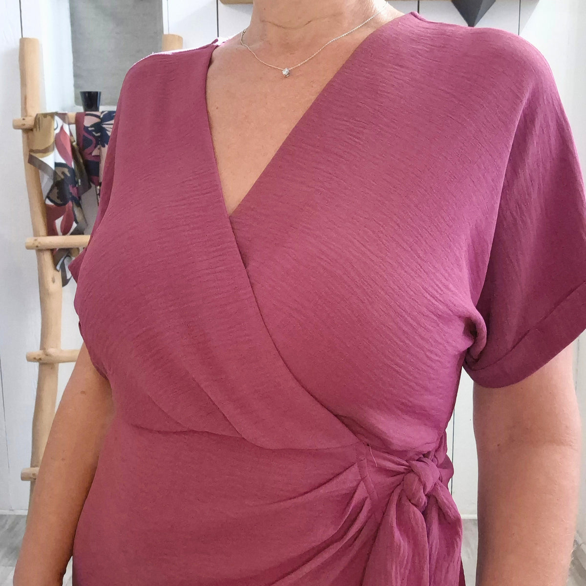 Robe manches courtes