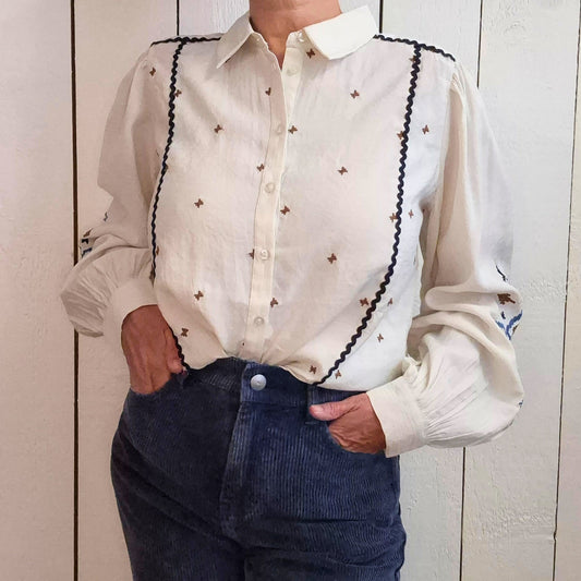 Chemise manches longues