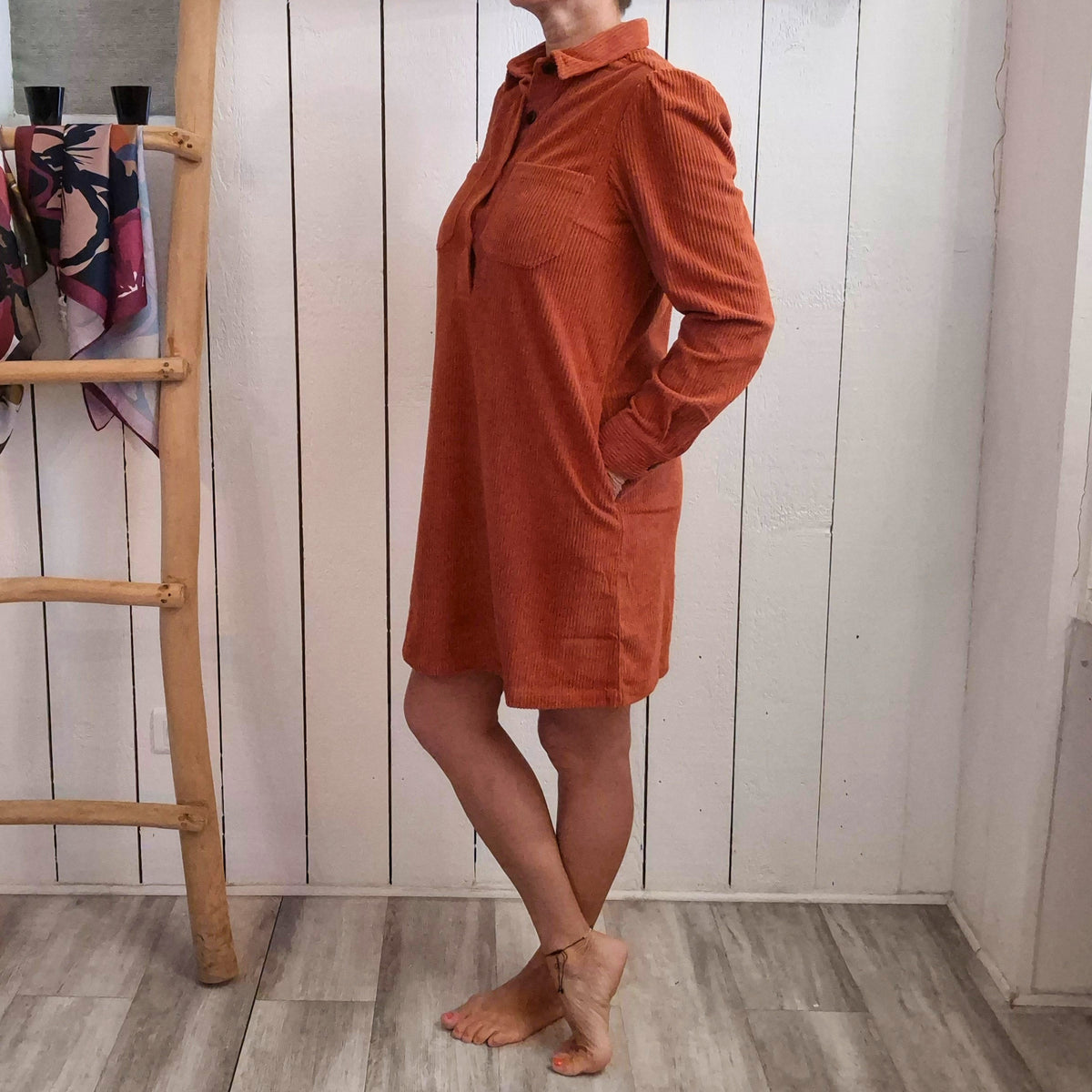 Robe manches longues